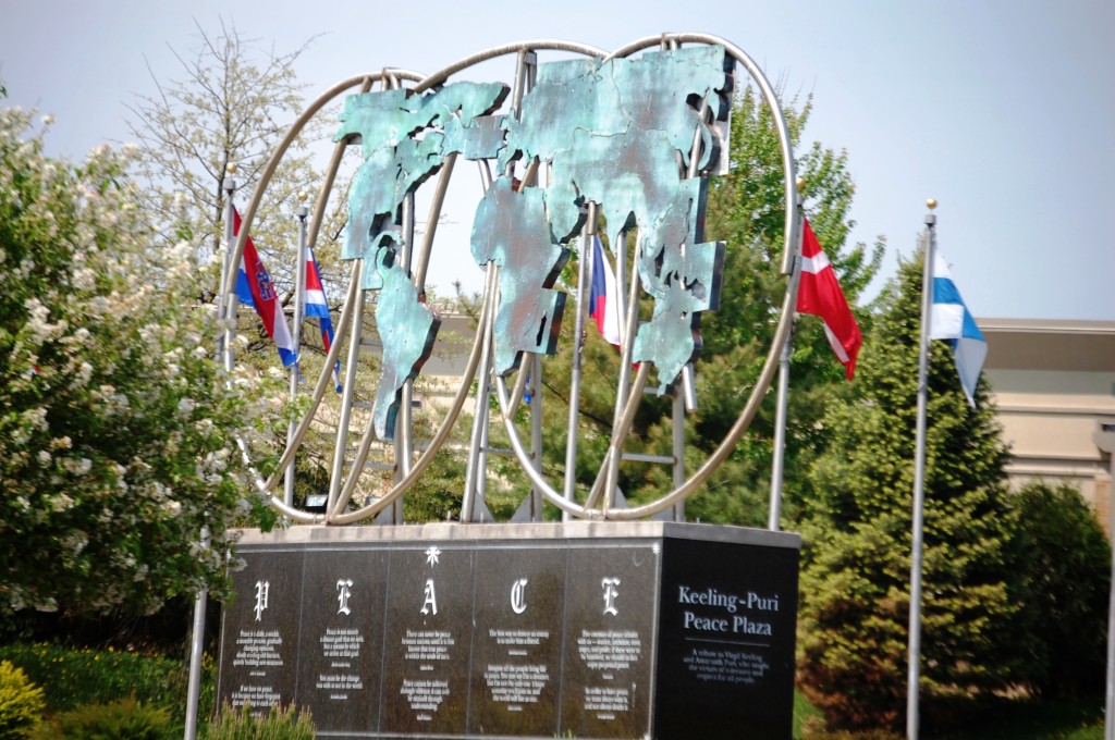 Harmony Index at the Keeling-Puri Peace Plaza designed by 