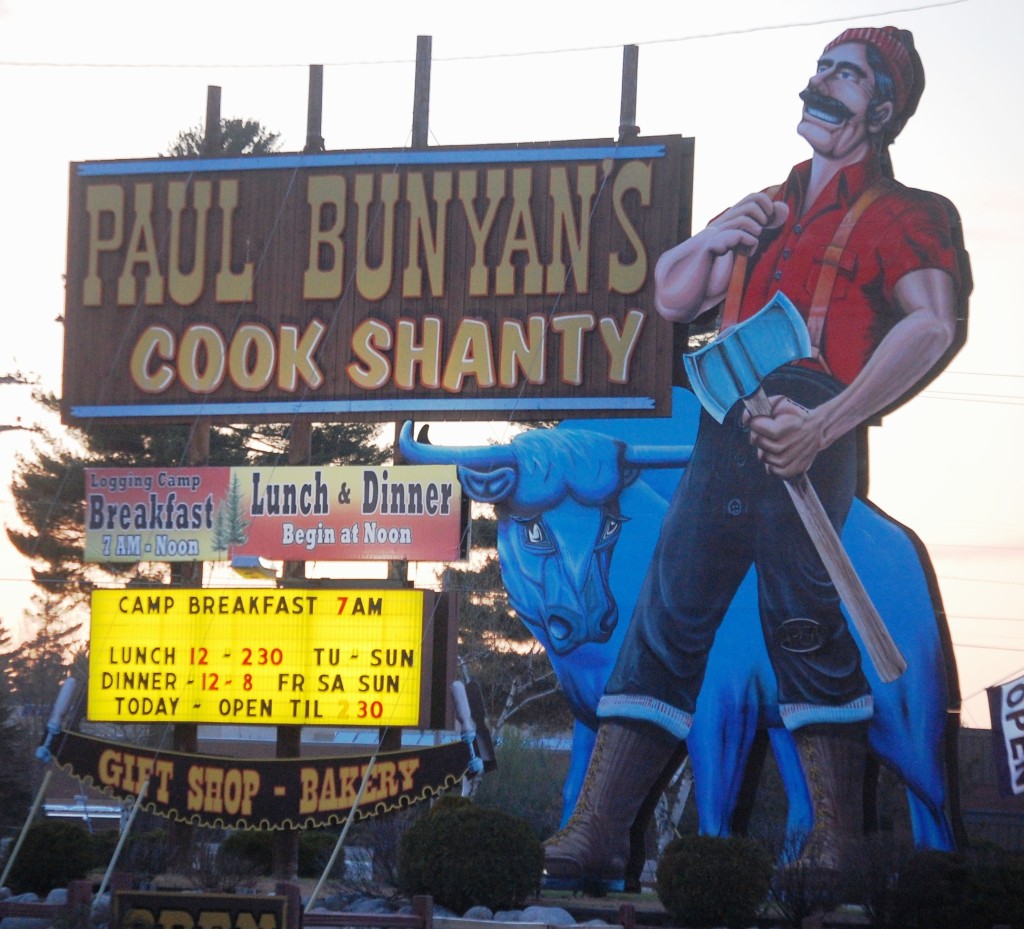 Paul Bunyan's Cook Shanty in Minocqua, WI
