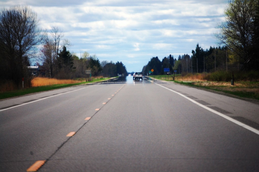 US Route 2 West near Ball Club, MN