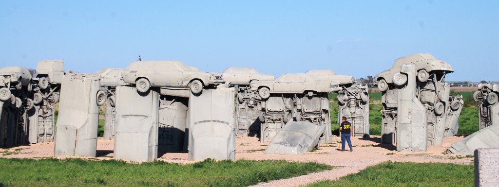 Carhenge in Alliance, Nebraska. One of the highlights of the trip