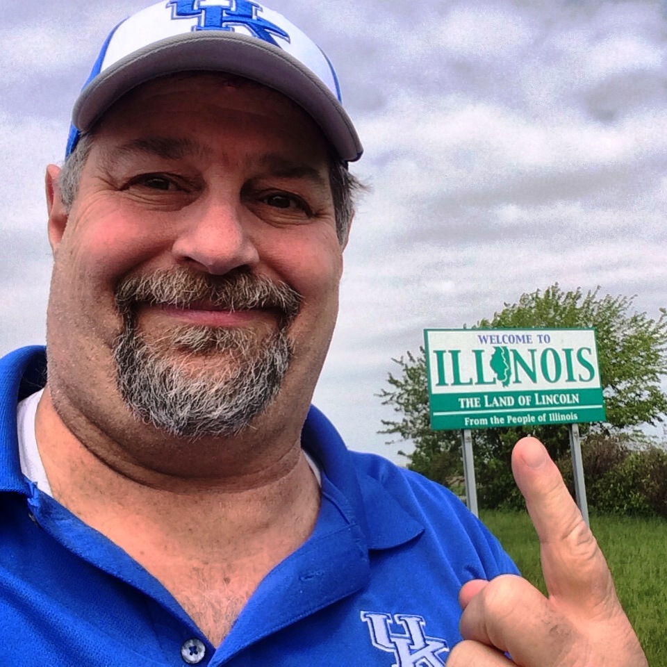 Welcome to Illinois on I-74 at Indiana/Illinois Border