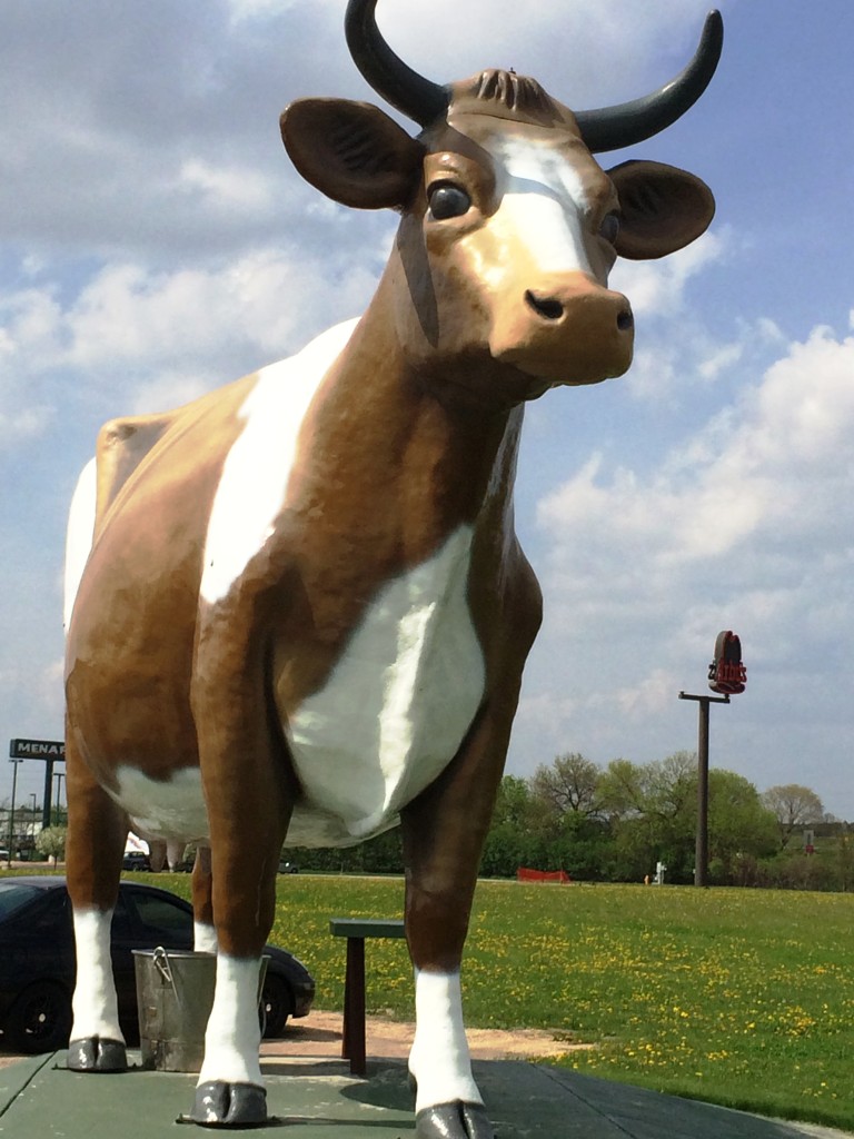 Bessie the Cow in Janesville, WI