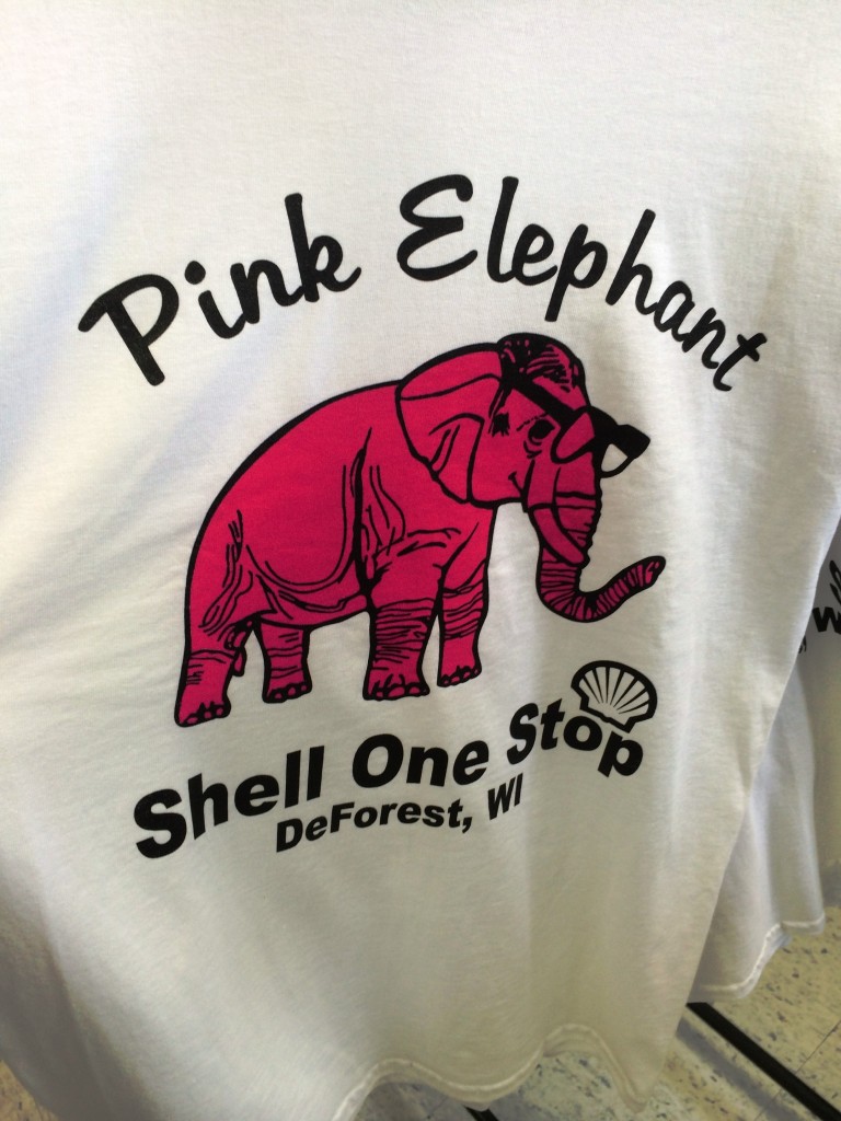 Need a Pink Elephant T-Shirt?  I know where you can get one!