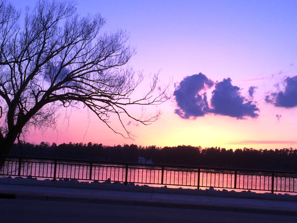 Sunset over Lake Minocqua, WI