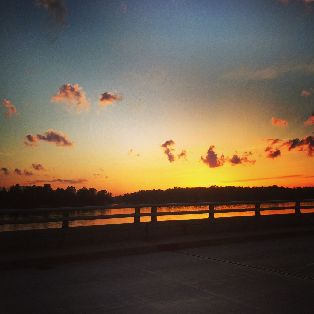 Sunset at Lake Minocqua, WI