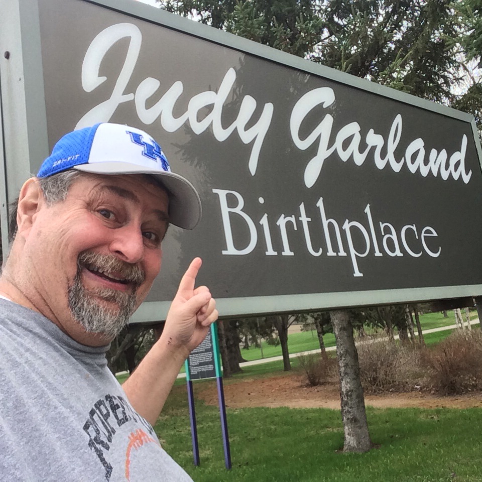 Sumoflam at Judy Garland birthplace in Grand Rapids, MN