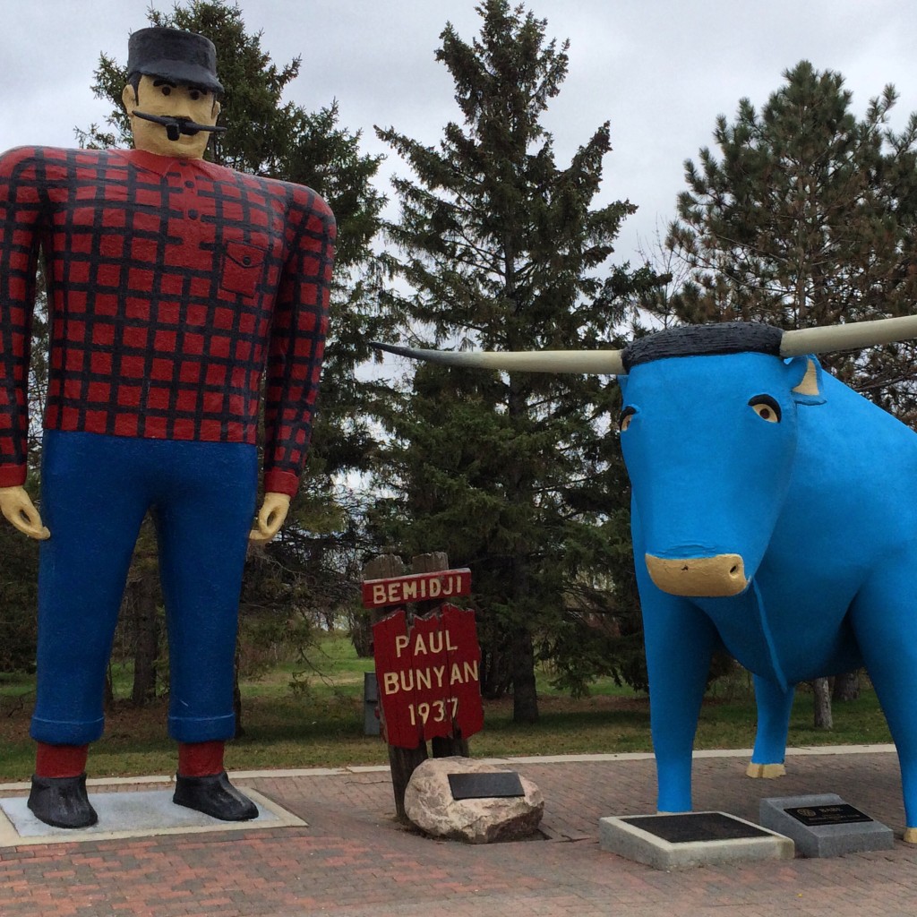 Paul Bunyan and Babe in Bemidji, MN