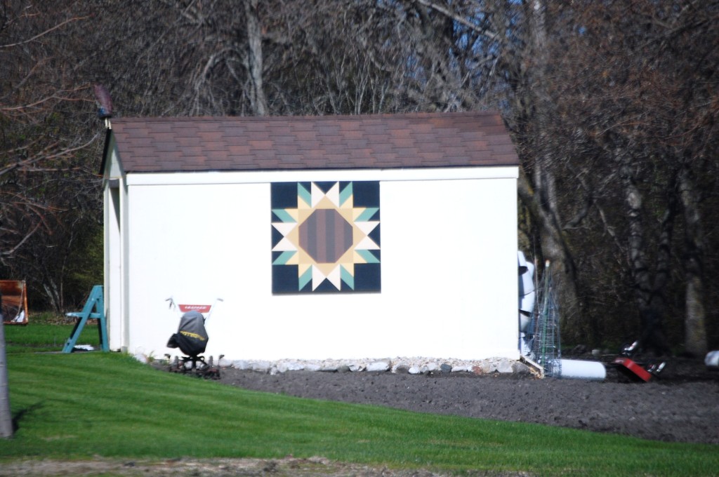 Quilt Block on a Barn in Michigan, ND