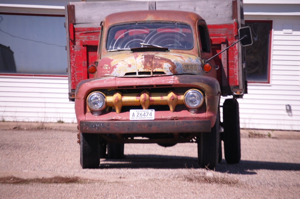 Old truck in Langdon, ND