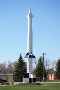 Spartan Missile in the city park in Langdon, ND