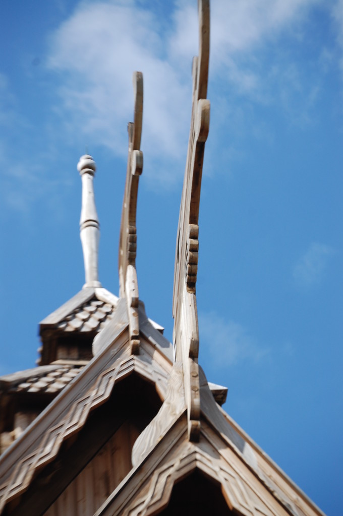 Dragons atop the Stave Church