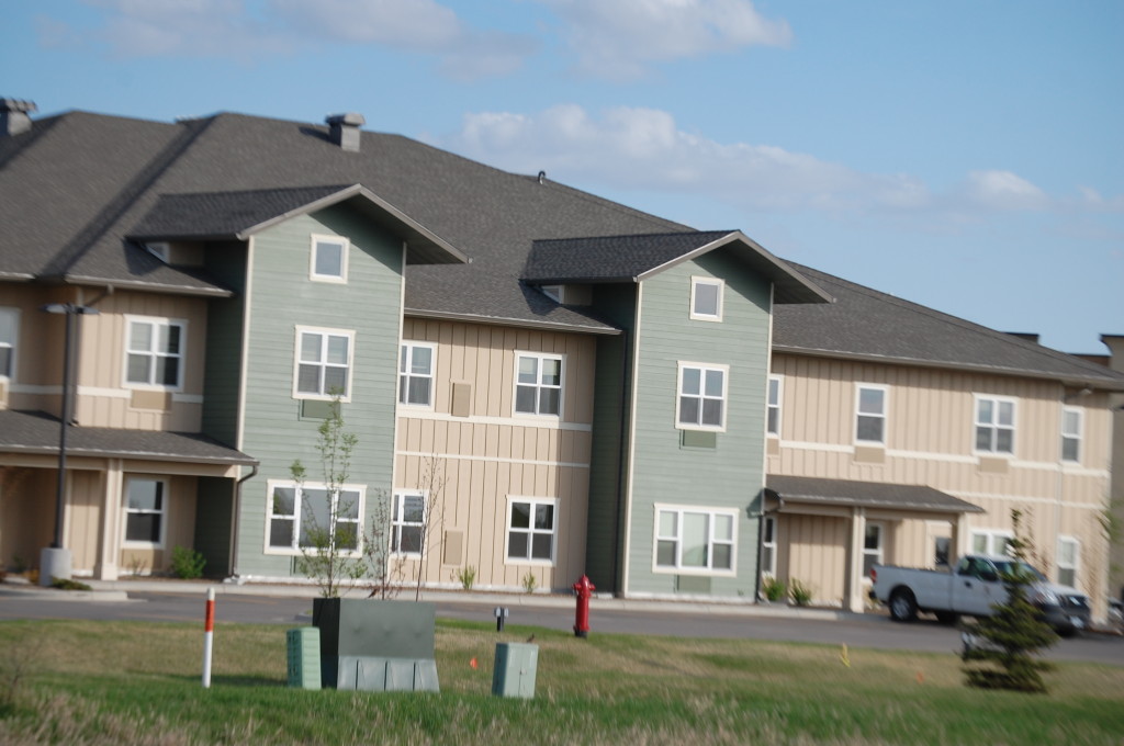 Long term housing projects abound in Williston. 