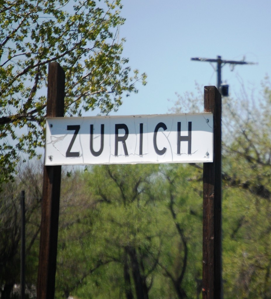Zurich, Montana - a small dot on the Hi-Line