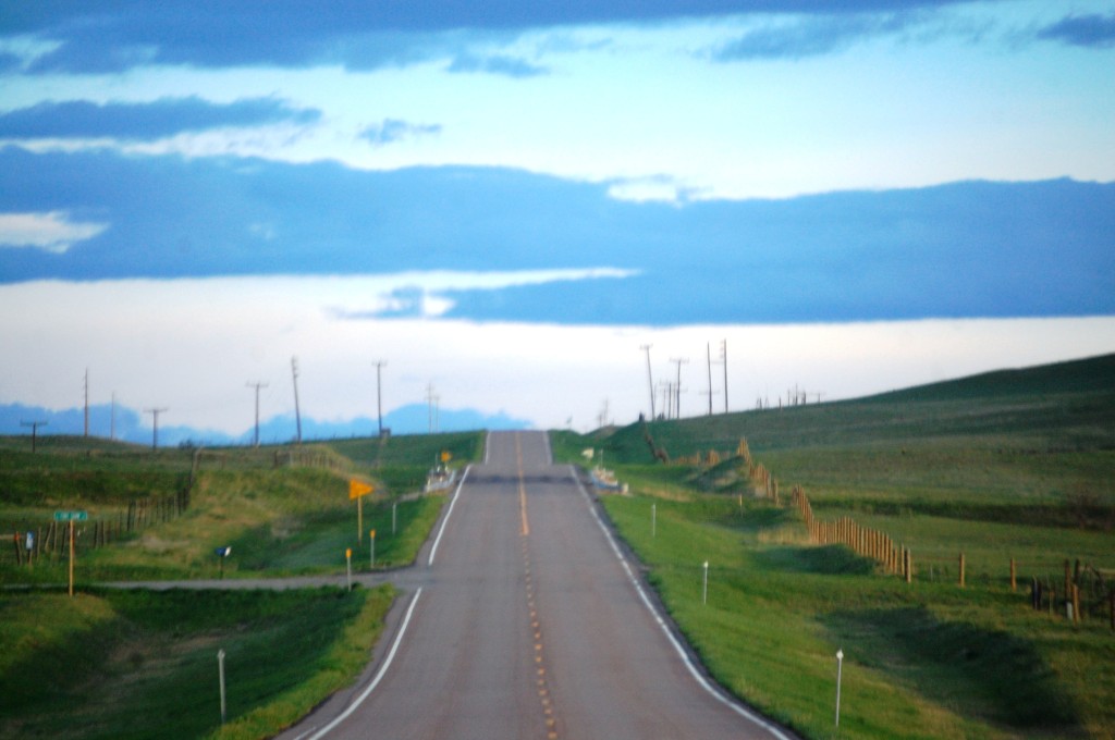 US Highway 89 west of Vaughn, Montana