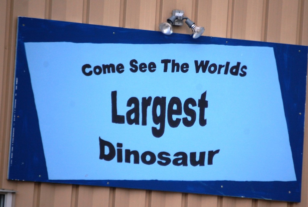 Come See the World's Largest Dinosaur in Bynum, Montana