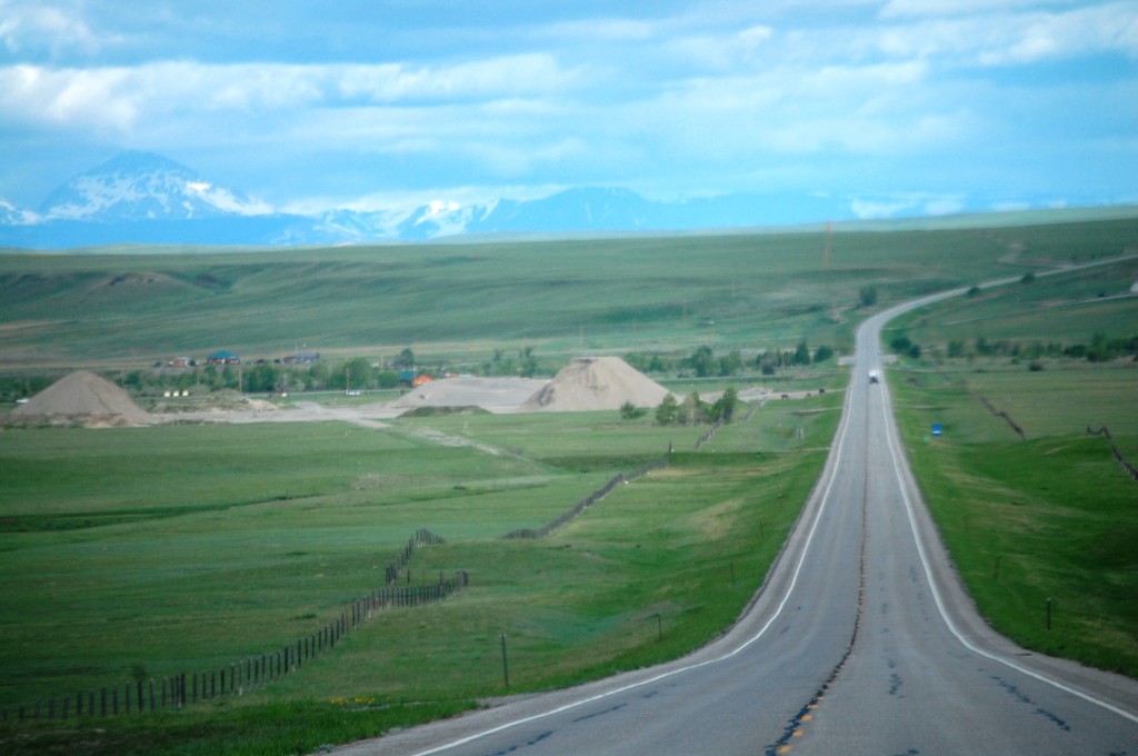 Heading north on US Route 89