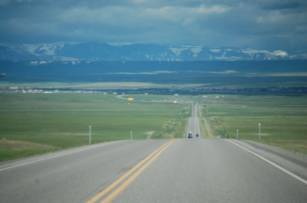 Approaching Browning, MT just south of the Junction with US Route 2