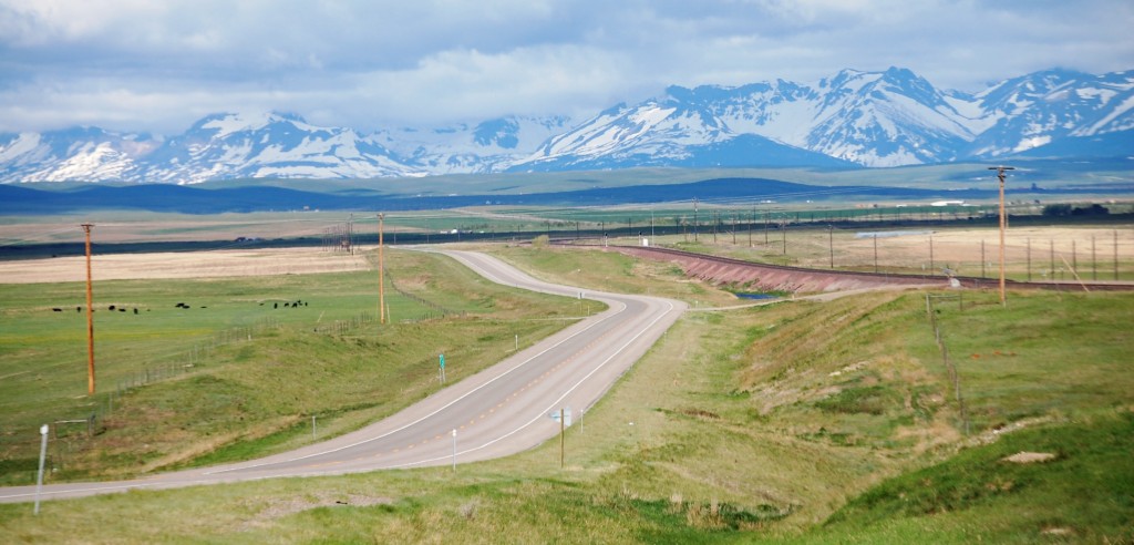 US Highway 2 near Browning, Montana and US Highway 89