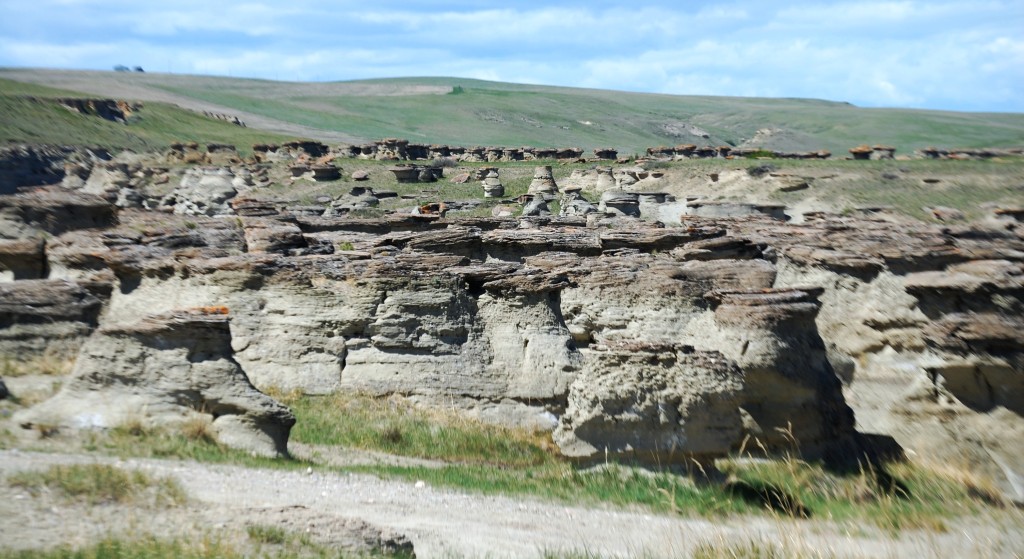 Rock City north of Valier, Montana