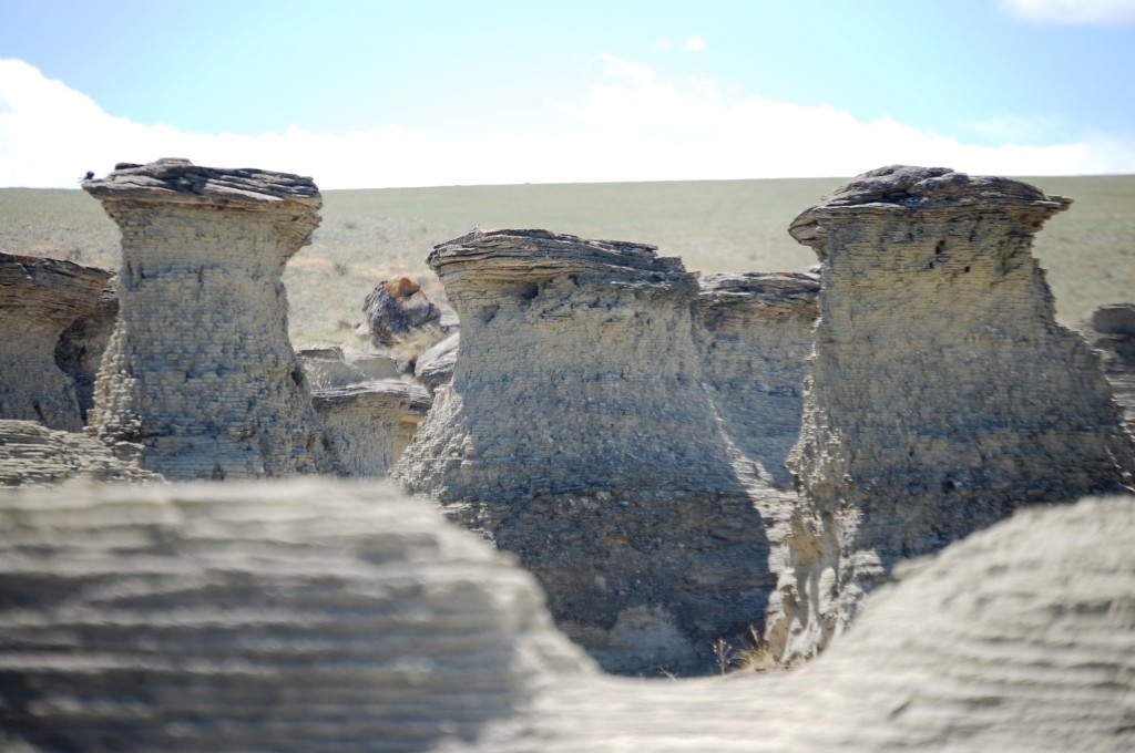 Formations at Rock City north of Valier, MT