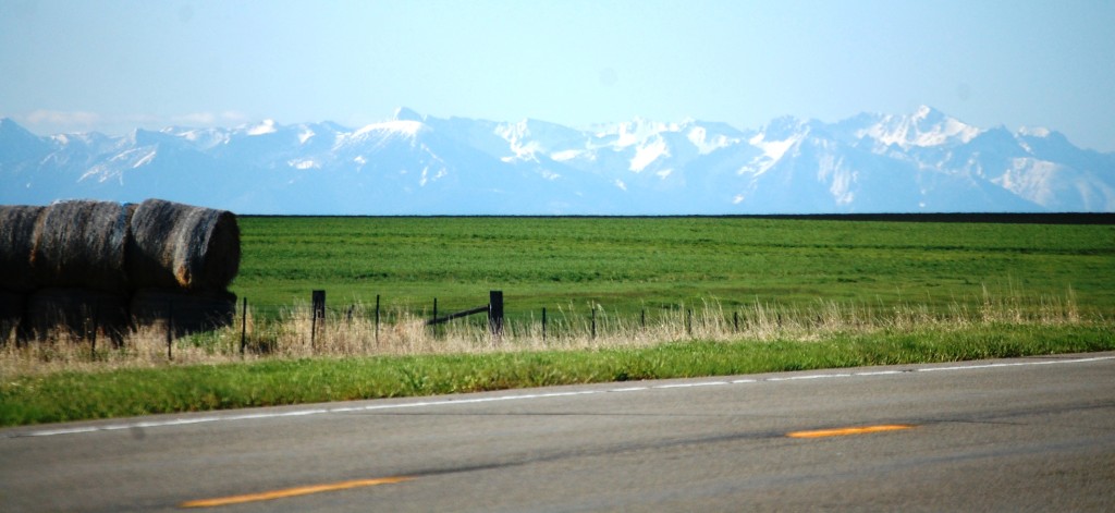 Mountains from US 89 near Wilsall, Montana