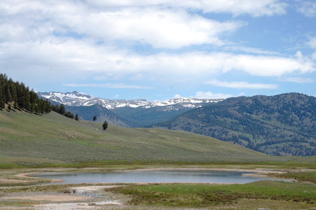 The Blacktail Lakes in Yellowstone