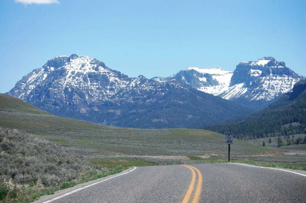 Another splendid mountain scene from Grand Loop Road in Yellowstone