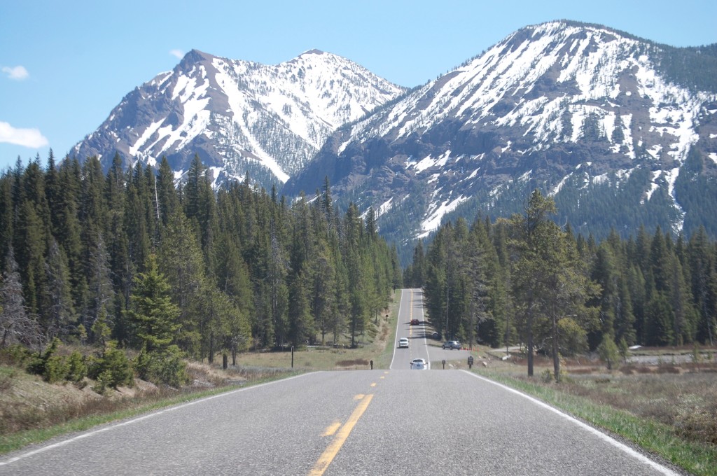 Mountains near the Northeast Entrance of Yellowstone