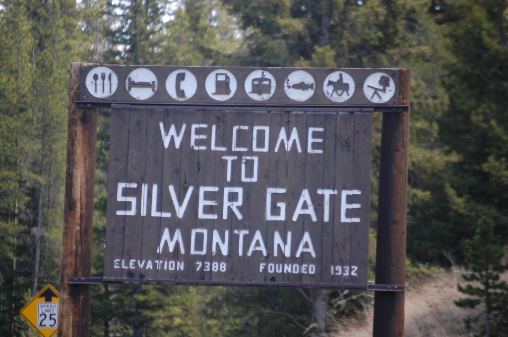 Welcome to Silver Gate, Montana