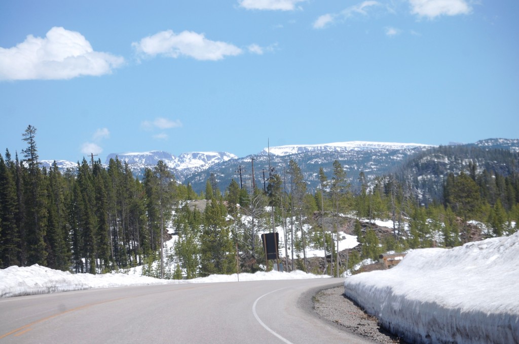The Beartooth highway just east of Cooke City, Montana