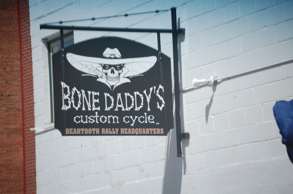 Took this photo for all of my cycle friends (you know who you are) - Bone Daddy's Custom Cycle in Red Lodge