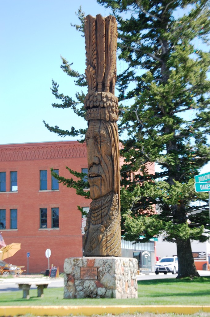Peter Toth's "Whispering Giant" of Red Lodge, Montana