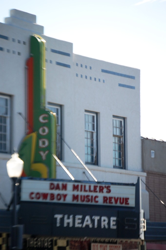 Old Cody Theater in downtown Cody, WY