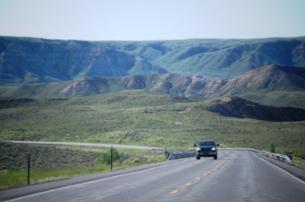 Wyoming 120 a few miles north of Meeteetse, WY