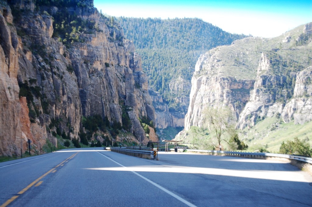 One of many spectacular views of Wind River Canyon