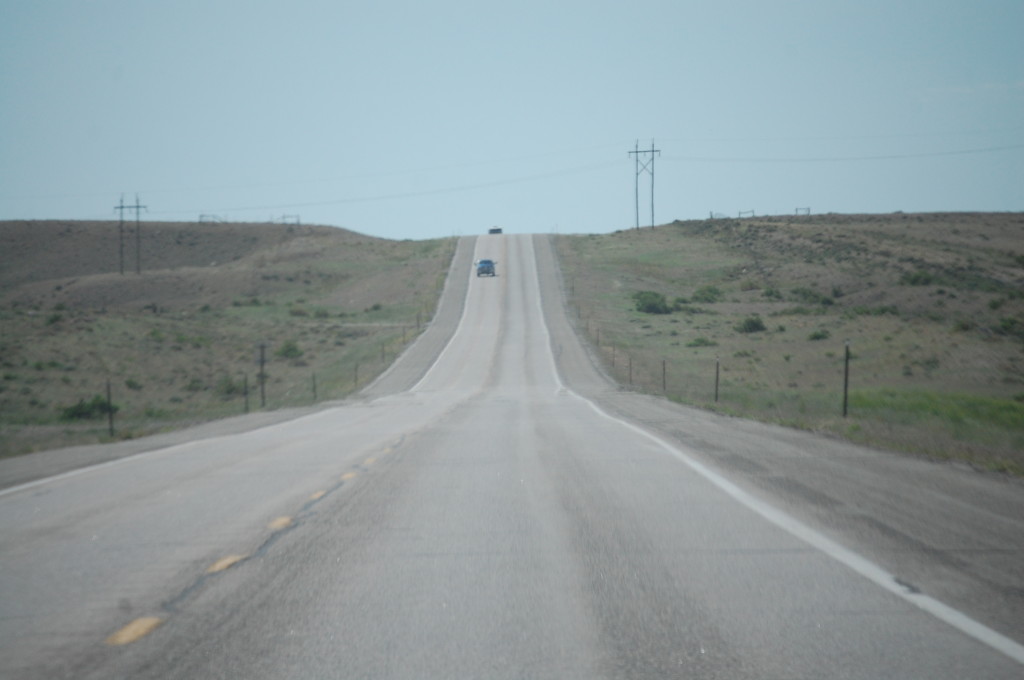 US Route 20 north of Shoshoni, WY