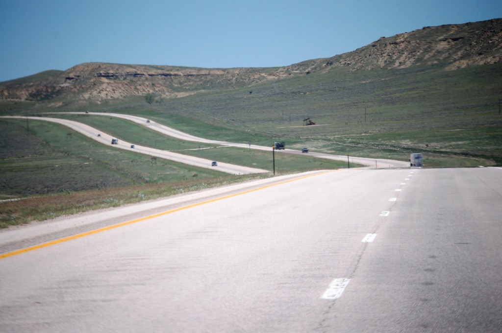 I-25 East out of Casper, WY