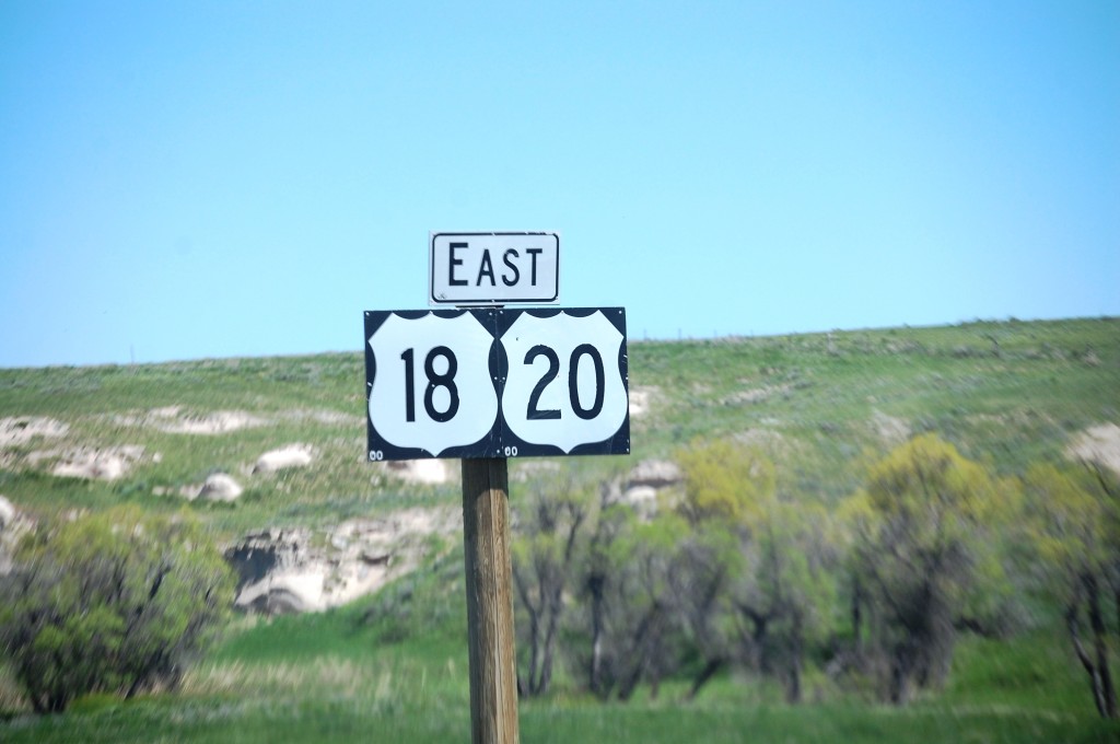 US 18/20 east of Lost Springs, WY