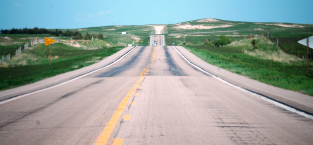 Rolling hills of US 20 in western Nebraska