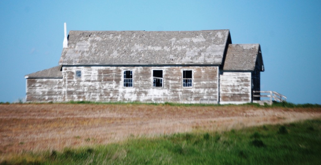 Old church near Hemingford, Nebraska