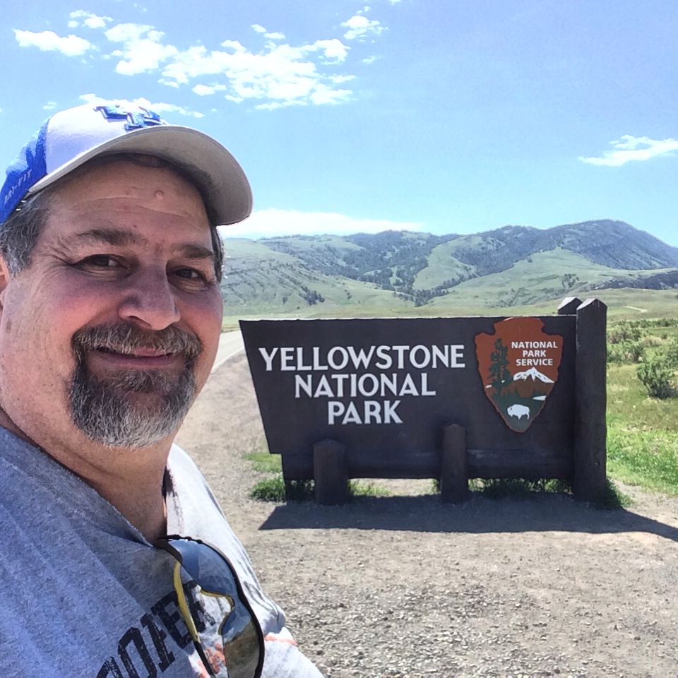At the north entrance to Yellowstone National Park, still on US 89 in Montana