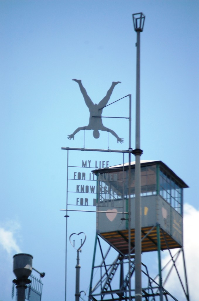 One of many sculptures in the Mindfield