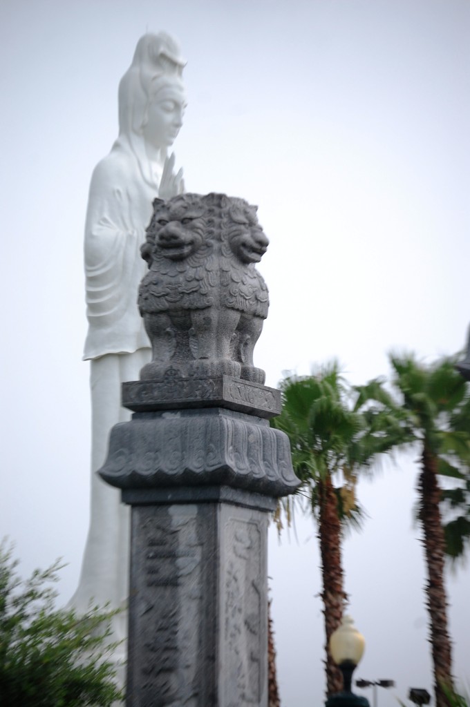 Quan Am statue in Sugar Land, TX