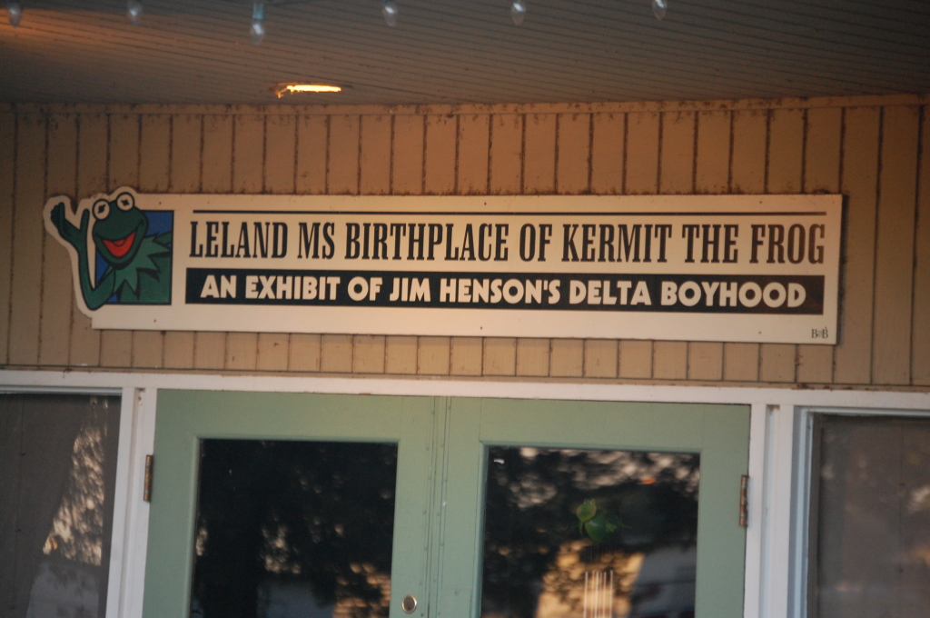 Birthplace of Kermit the Frog, Leland, MS