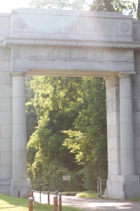 Entry arch at Vicksburg