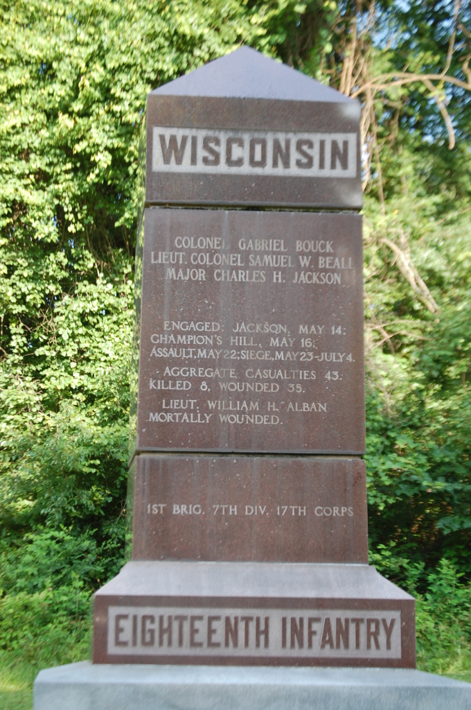 Wisconsin 18th Infantry Monument