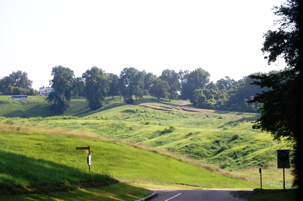 One of the views of the battlefields