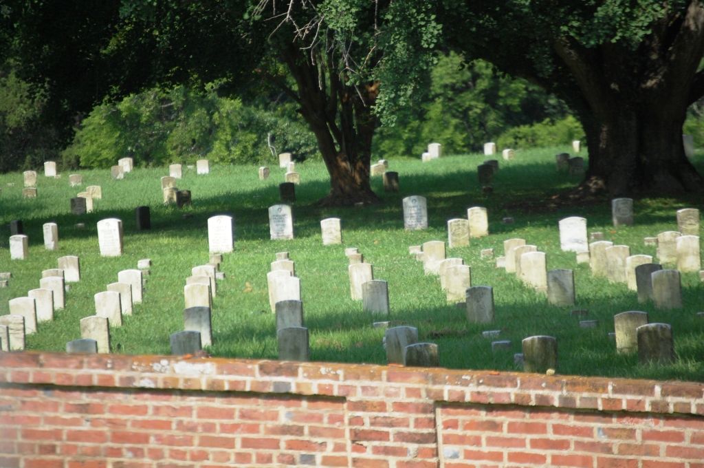 A portion of Vicksburg National Cemetery