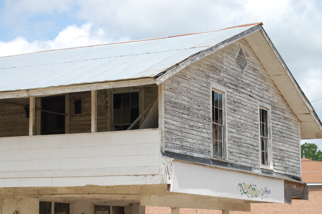 Old building that housed the Rabbit Foot Minstrels in Port Gibson, MS