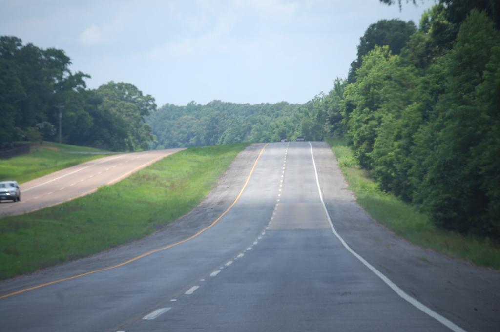 South on US 61...last few miles in southern Mississippi